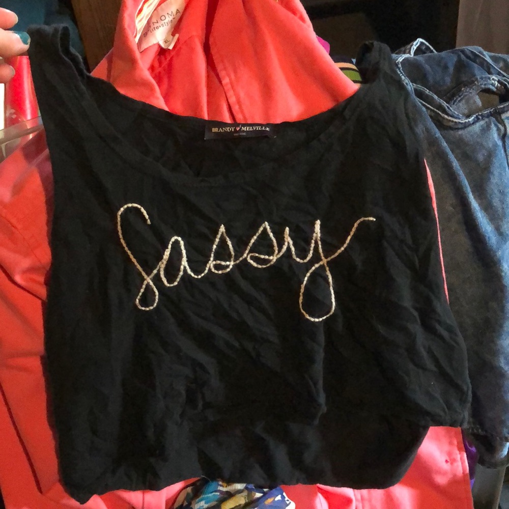 Sassy crop top